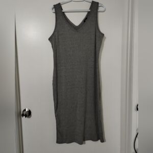 Wescssio Charcoal Maxi Dress